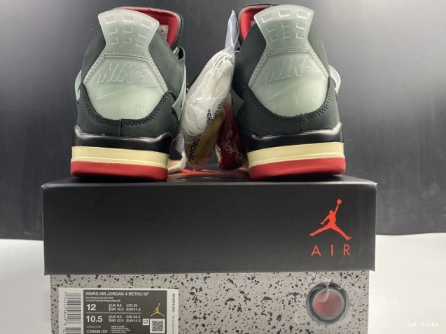 1st Kicks jordan x “bred” black 4 air 1719 red ofw SportInspired cv9388- 1119